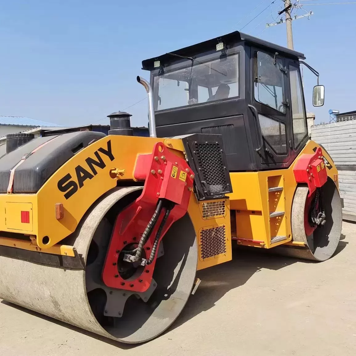 μεταχειρισμένο sany double drum road roller yzc13c road bulding mchinery