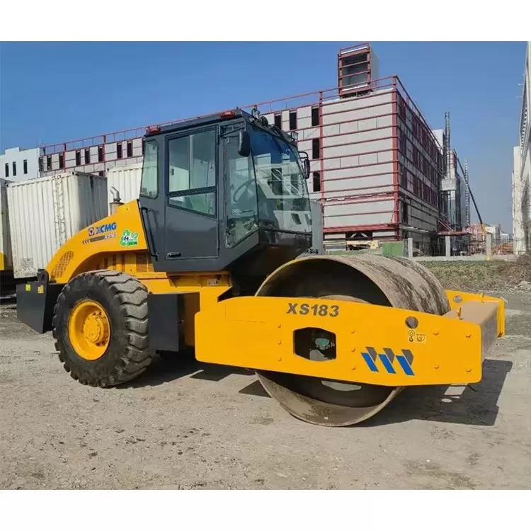 xcmg 18ton μεταχειρισμένο wheel road vibratory compactor single drum rollers soil compactor roller hydraulic asphalt cement concrete