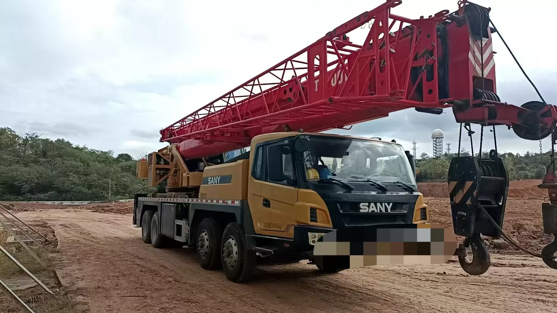 2021 μεταχειρισμένος γερανός sany 40t truck crane lifting machine τροχοφόρος γερανός