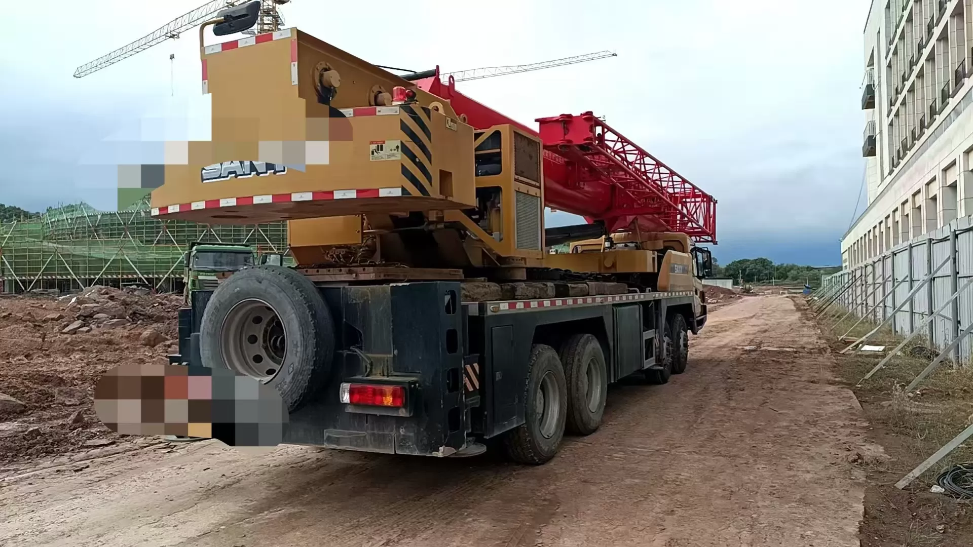 2021 μεταχειρισμένος γερανός sany 40t truck crane lifting machine τροχοφόρος γερανός