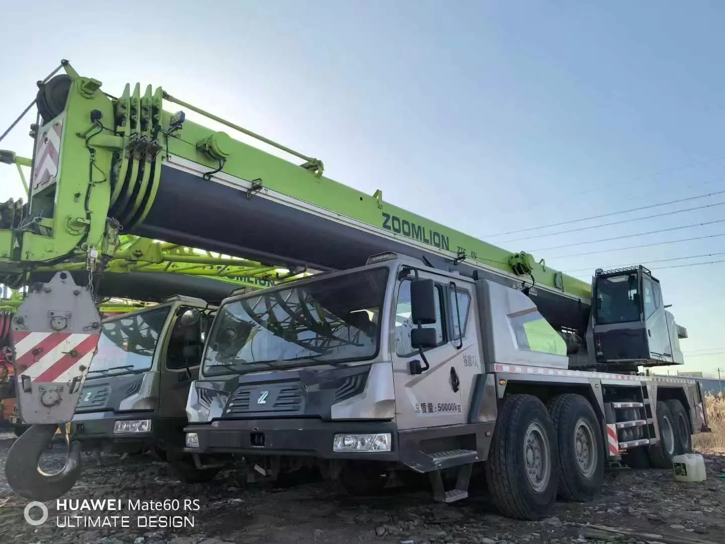 2018 μεταχειρισμένο crane zoomlion 80t truck crane lifting machine τροχοφόρος γερανός