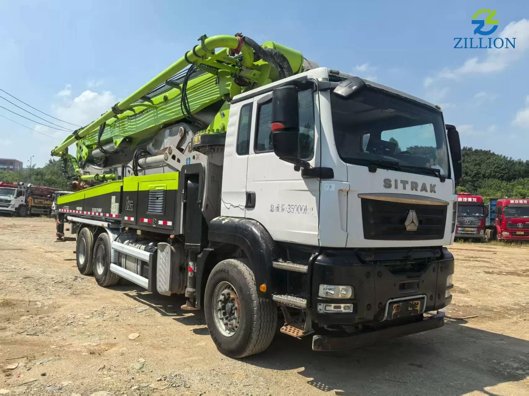 Zoomlion Boom Pump 50m Truck-mounted Concrete Pump Truck on Sitrak Chassis